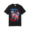 4th of July T-Shirt — "Chill the 4th Out" Patriotic Popsicle Tee