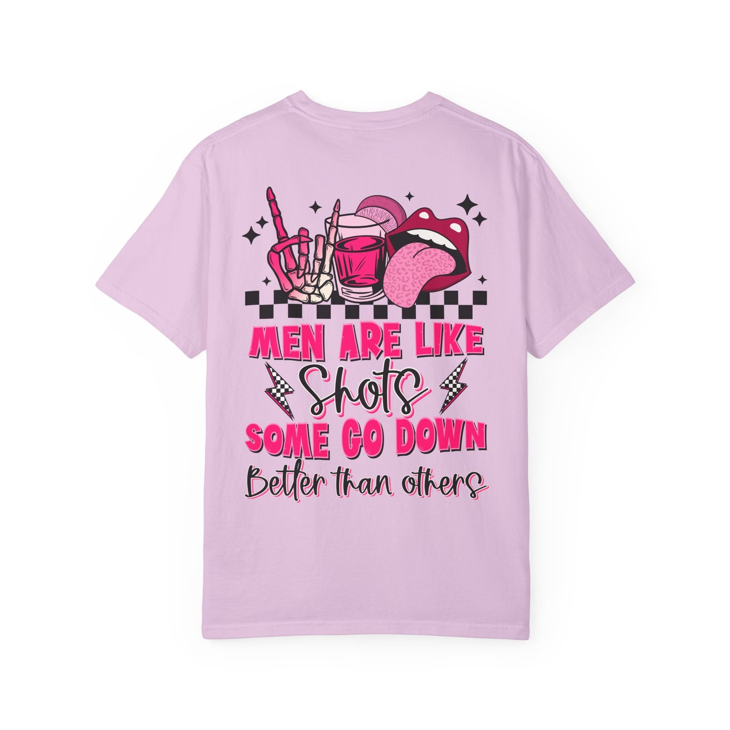 Men Are Like Shots T‑Shirt — "Some Go Down Better Than Others" Graphic Tee