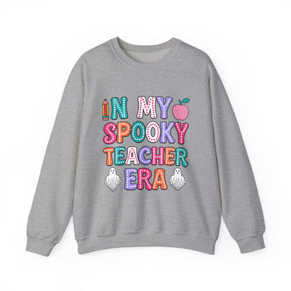 Teacher Sweatshirt "In My Spooky Teacher Era" Halloween Crewneck