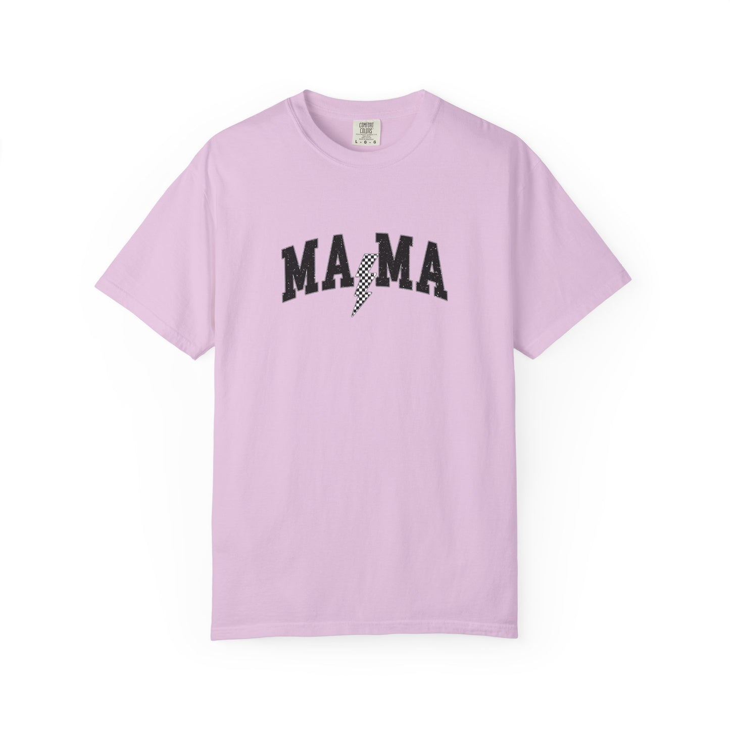 Mama Lightning T‑Shirt — “Running on School Pickup & Caffeine” Graphic Tee