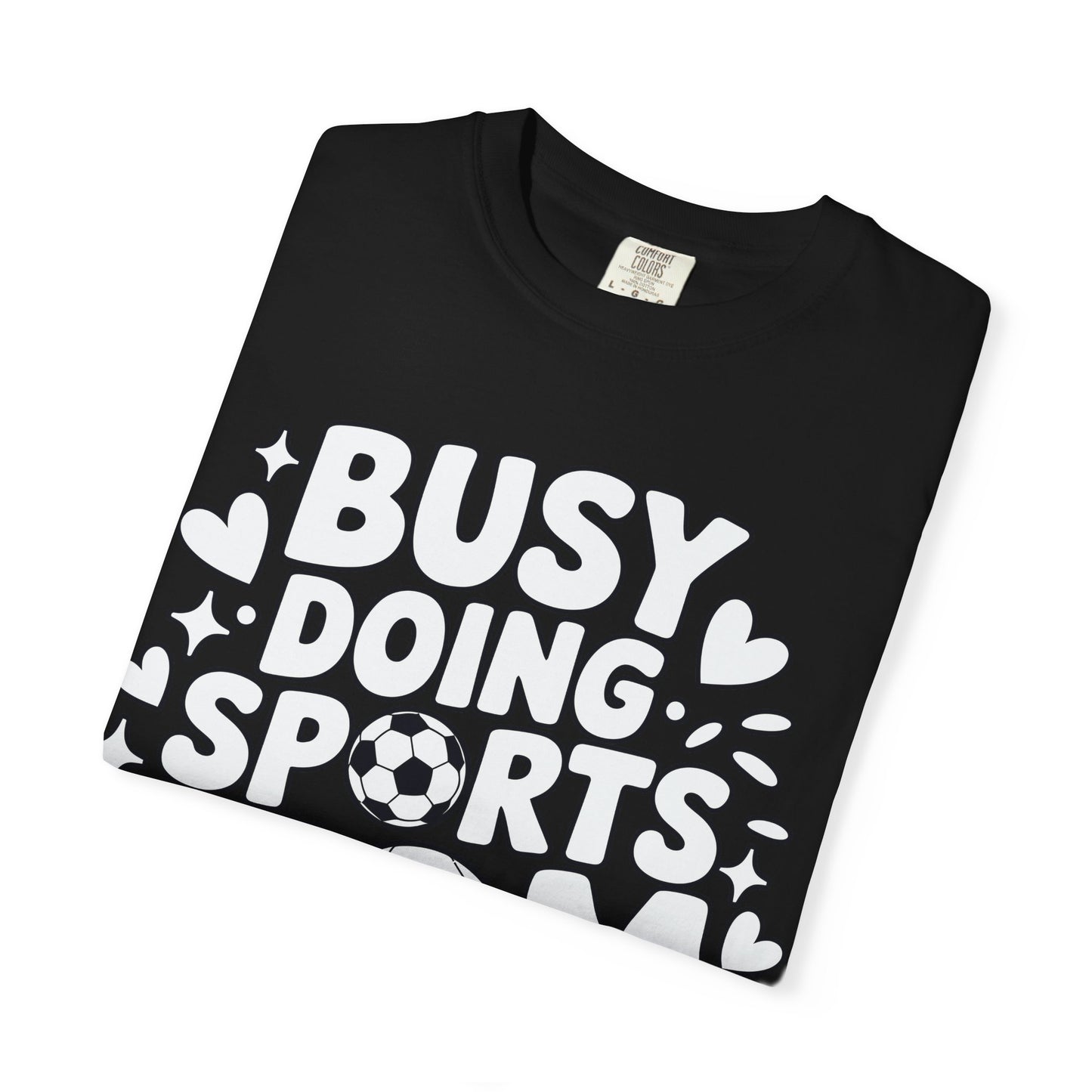 Sports Mom T-Shirt – "Busy Doing Sports Mom Things" Graphic Tee