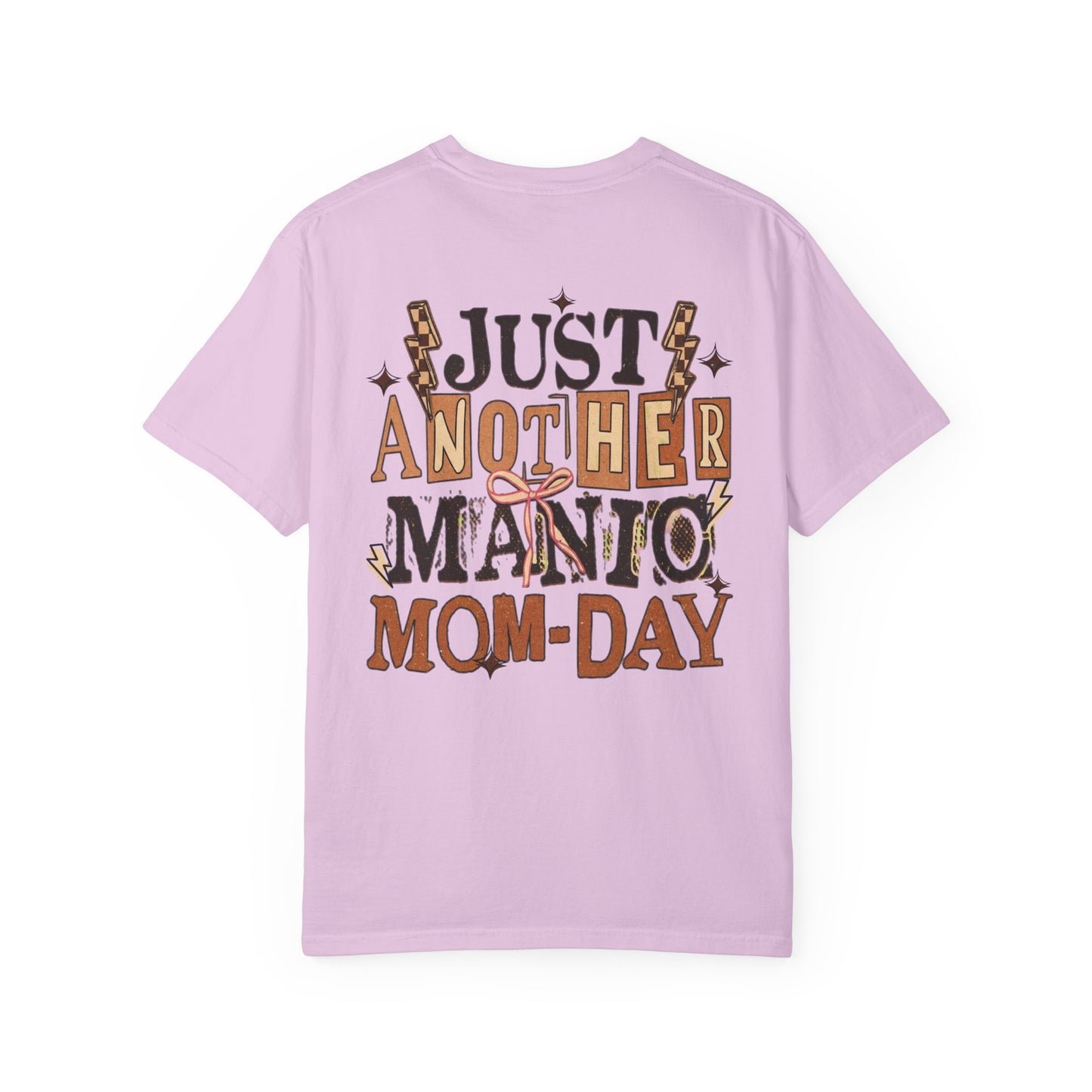 Mama Graphic T-Shirt — “Just Another Manto Mom-Day” Retro Mom Tee
