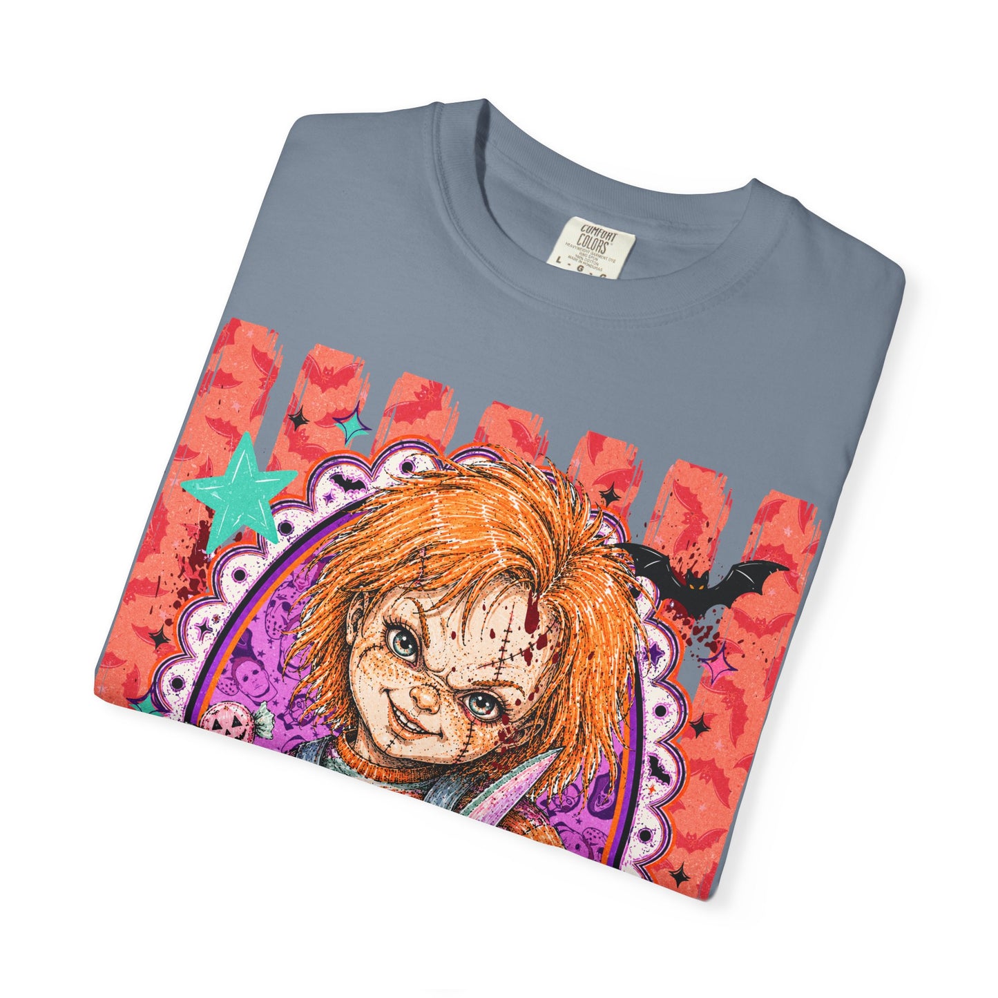 Chucky Doll Graphic T-Shirt — Retro Horror Movie Tee
