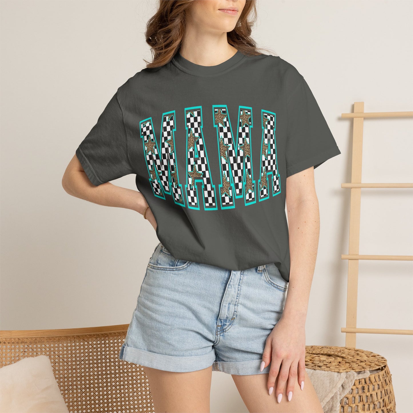 Kiawah Checkerboard Graphic T-Shirt — Beach Vibes Surf Tee