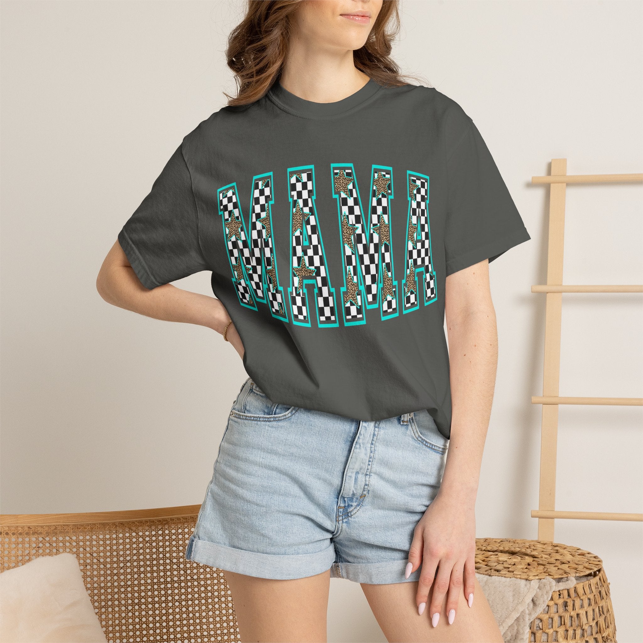 Kiawah Checkerboard Graphic T-Shirt — Beach Vibes Surf Tee