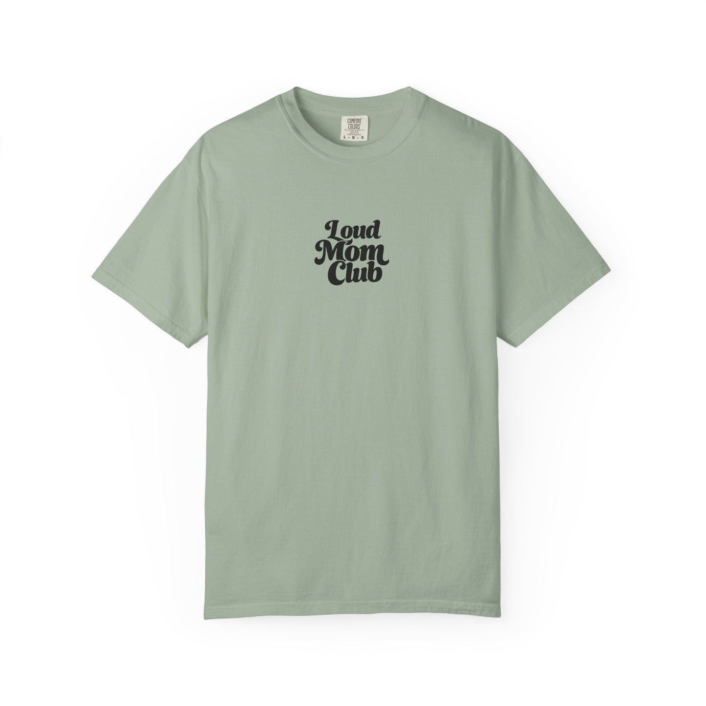 Soccer Mom T‑Shirt — "Loud Mom Club" Graphic Tee (Bow Soccer Design)