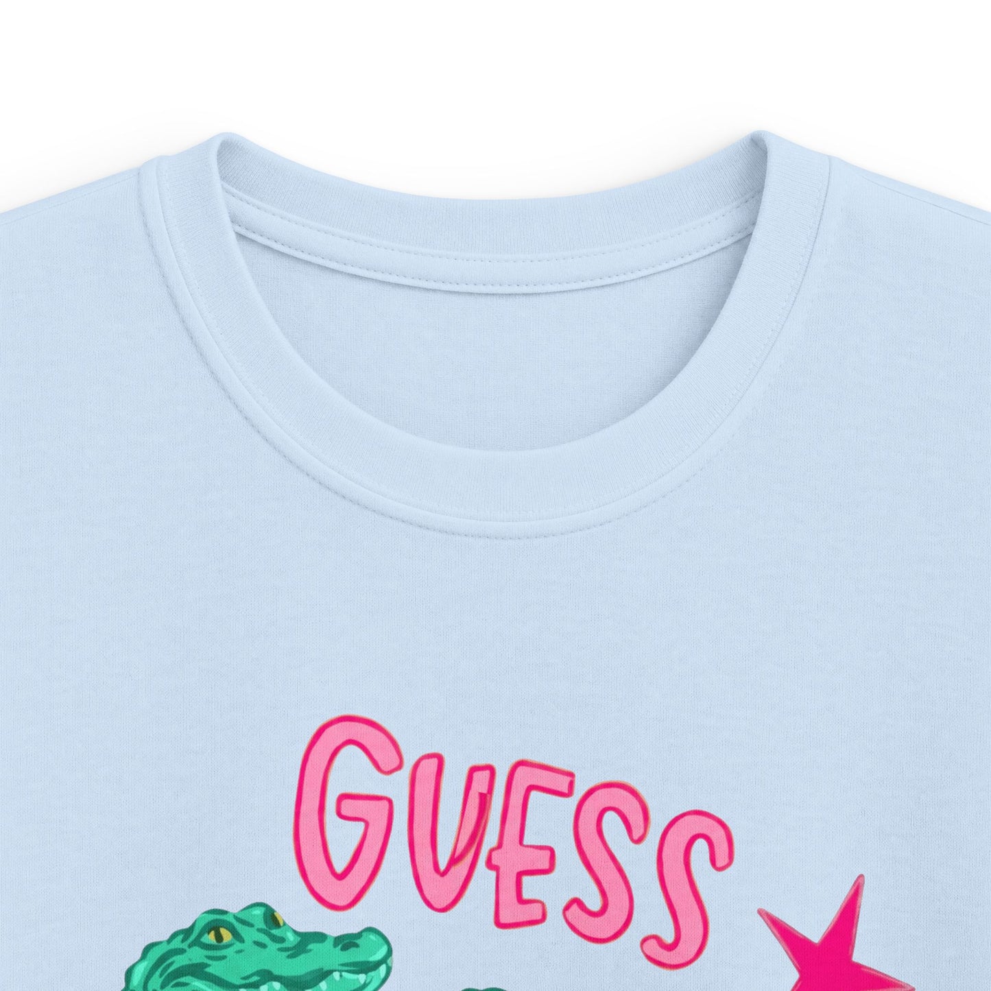 Kids Tee — 'Guess Who's Back' Crocodile Graphic Shirt