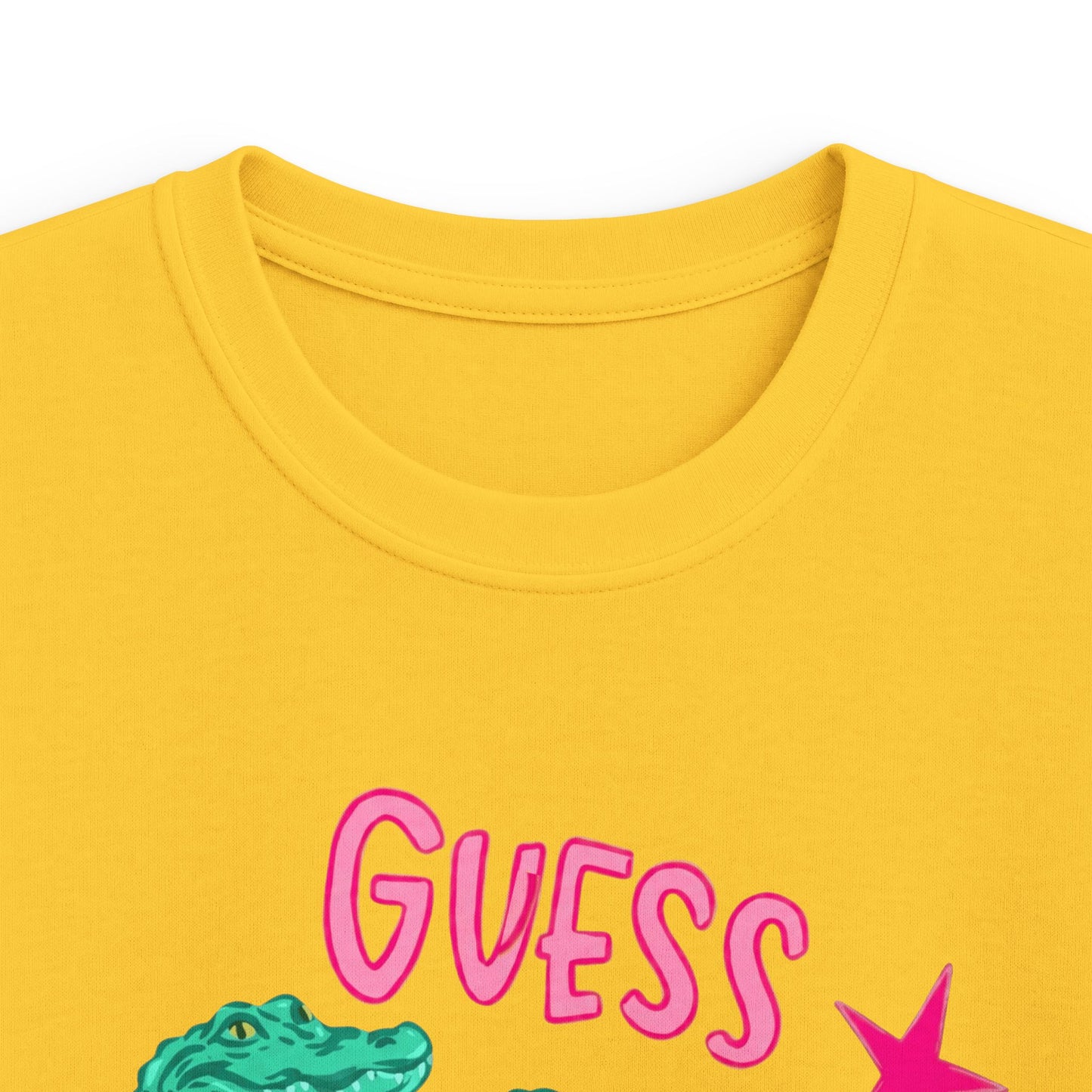 Kids Tee — 'Guess Who's Back' Crocodile Graphic Shirt