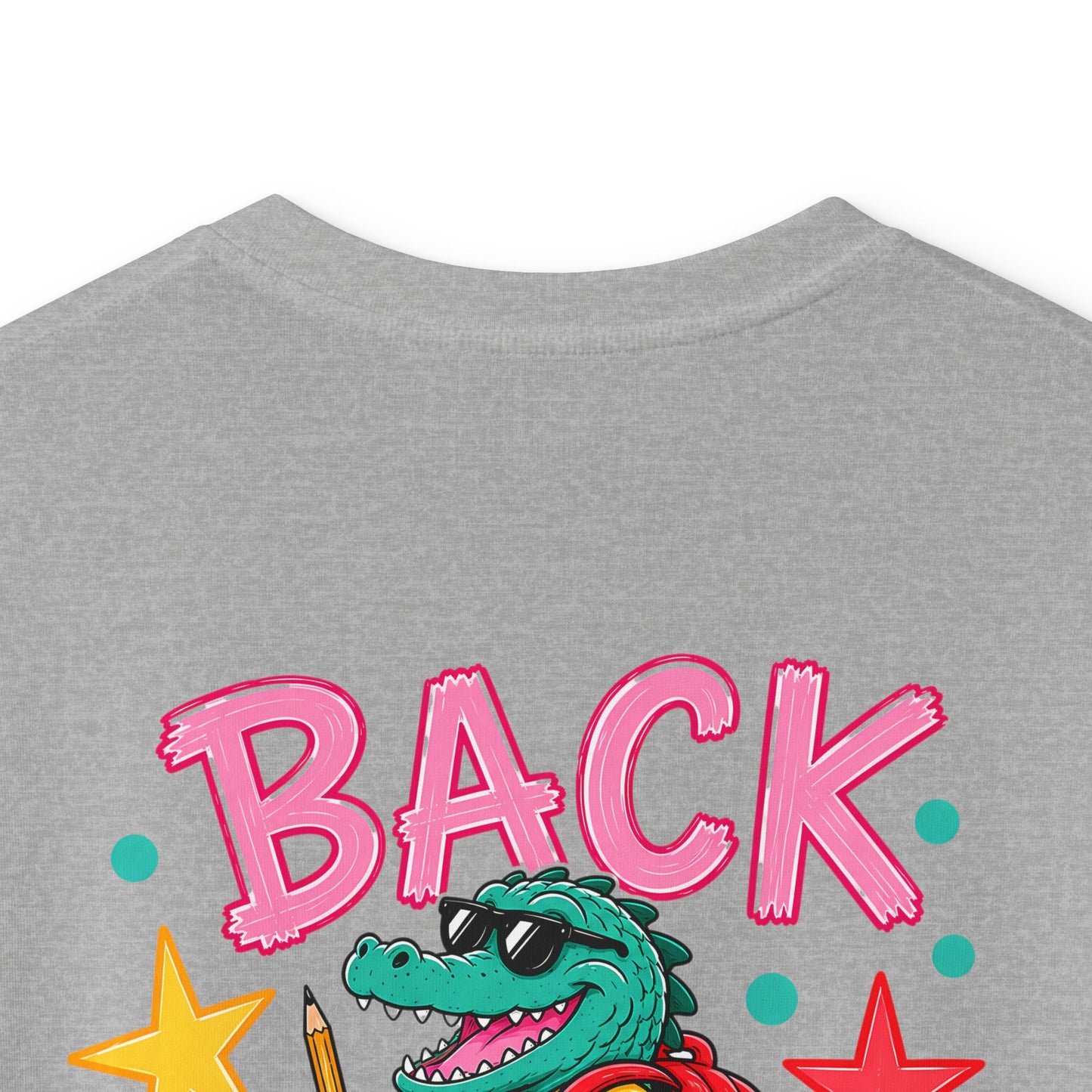 Kids Tee — "Guess Who's Back / Back Again" Crocodile School Return Shirt