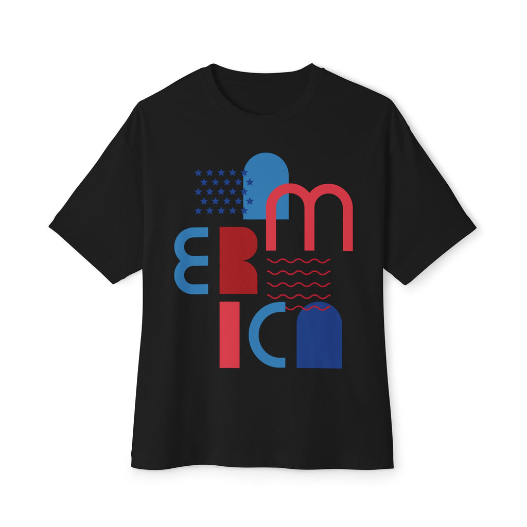 Puerto Rico Graphic Tee - Modern Red & Blue Typographic Design
