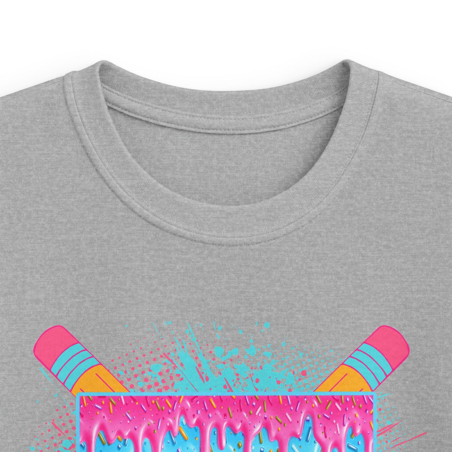 5th Grade Drip Kids T-Shirt — Colorful Pencil Back-to-School Shirt