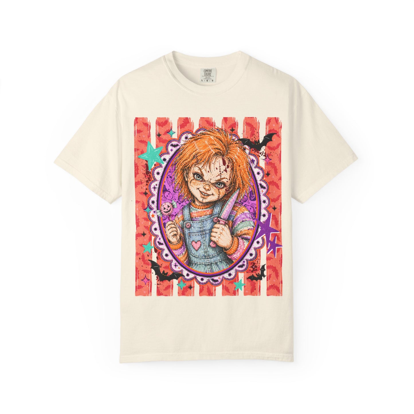 Chucky Doll Graphic T-Shirt — Retro Horror Movie Tee