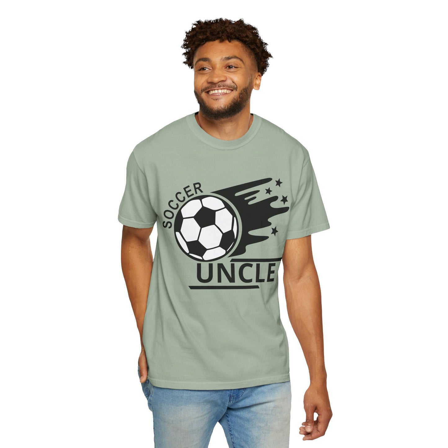 Soccer Uncle T-Shirt — Vintage Soccer Ball Graphic Tee for Proud Uncles