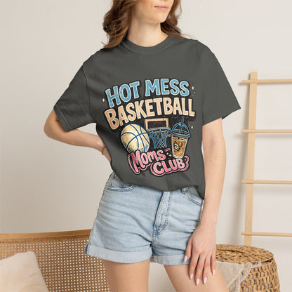 Hot Mess Basketball Moms' Club Graphic T-Shirt