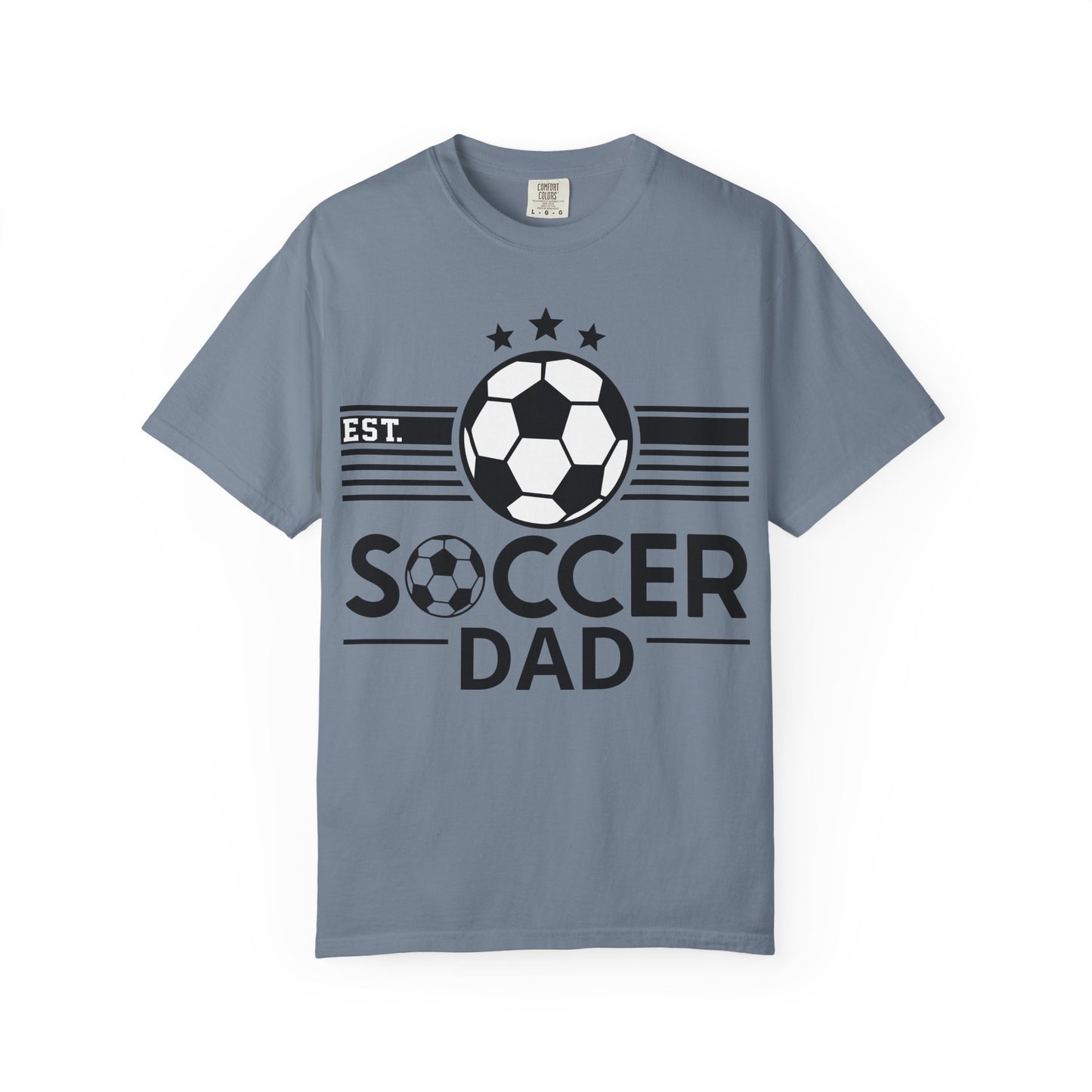 Soccer Dad T-Shirt — Vintage Soccer Ball Graphic Tee for Proud Dads