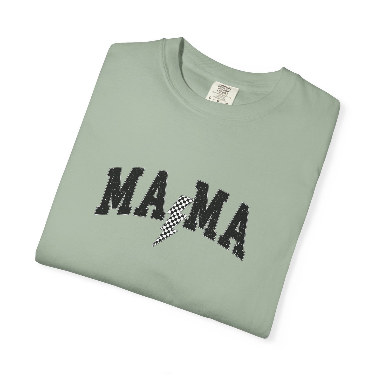 Mama Lightning T‑Shirt — “Running on School Pickup & Caffeine” Graphic Tee