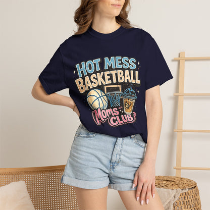 Hot Mess Basketball Moms' Club Graphic T-Shirt