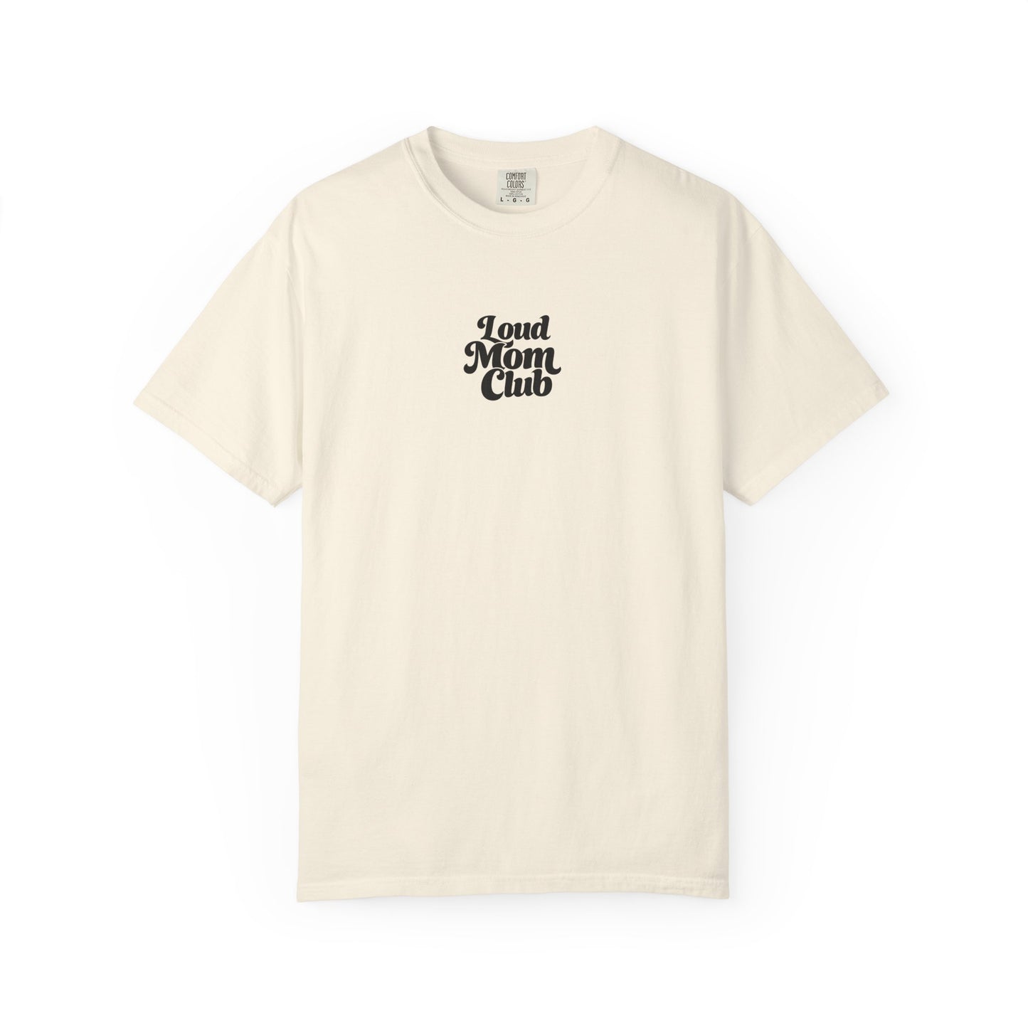 Soccer Mom T‑Shirt — "Loud Mom Club" Back Bow Graphic