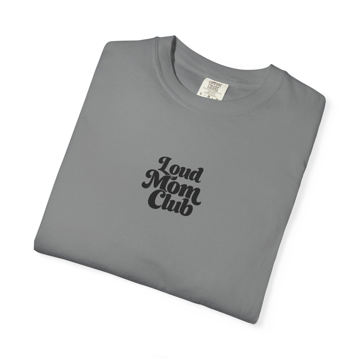 Soccer Mom T‑Shirt — "Loud Mom Club" Back Bow Graphic