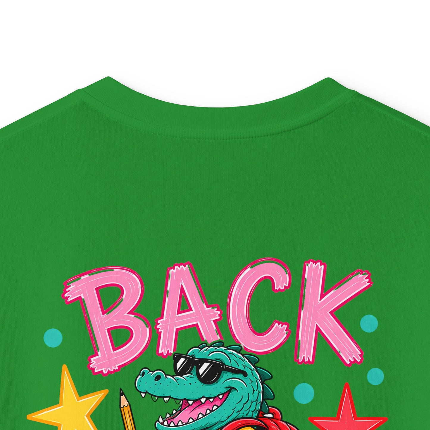 Kids Tee — "Guess Who's Back / Back Again" Crocodile School Return Shirt