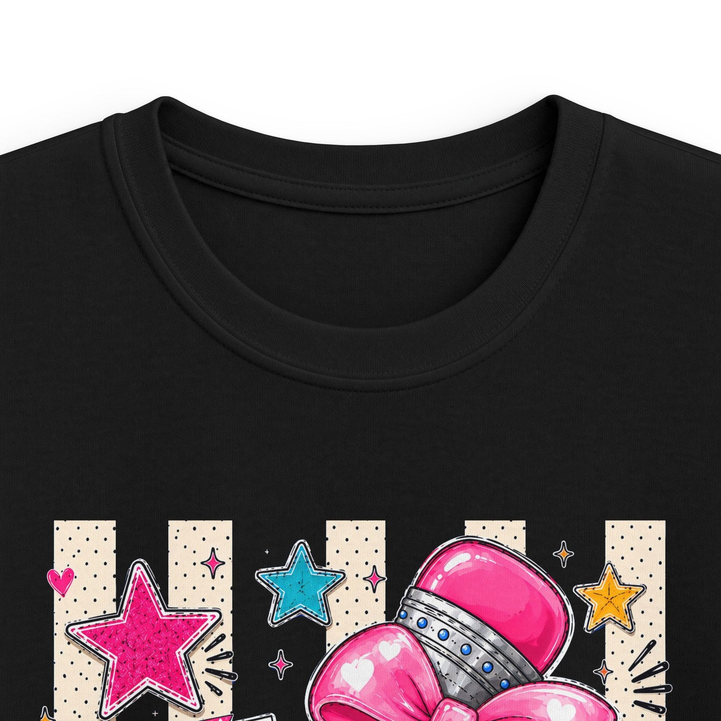 Third Grade Kids Tee — Cute Pink Bow Back-to-School Shirt