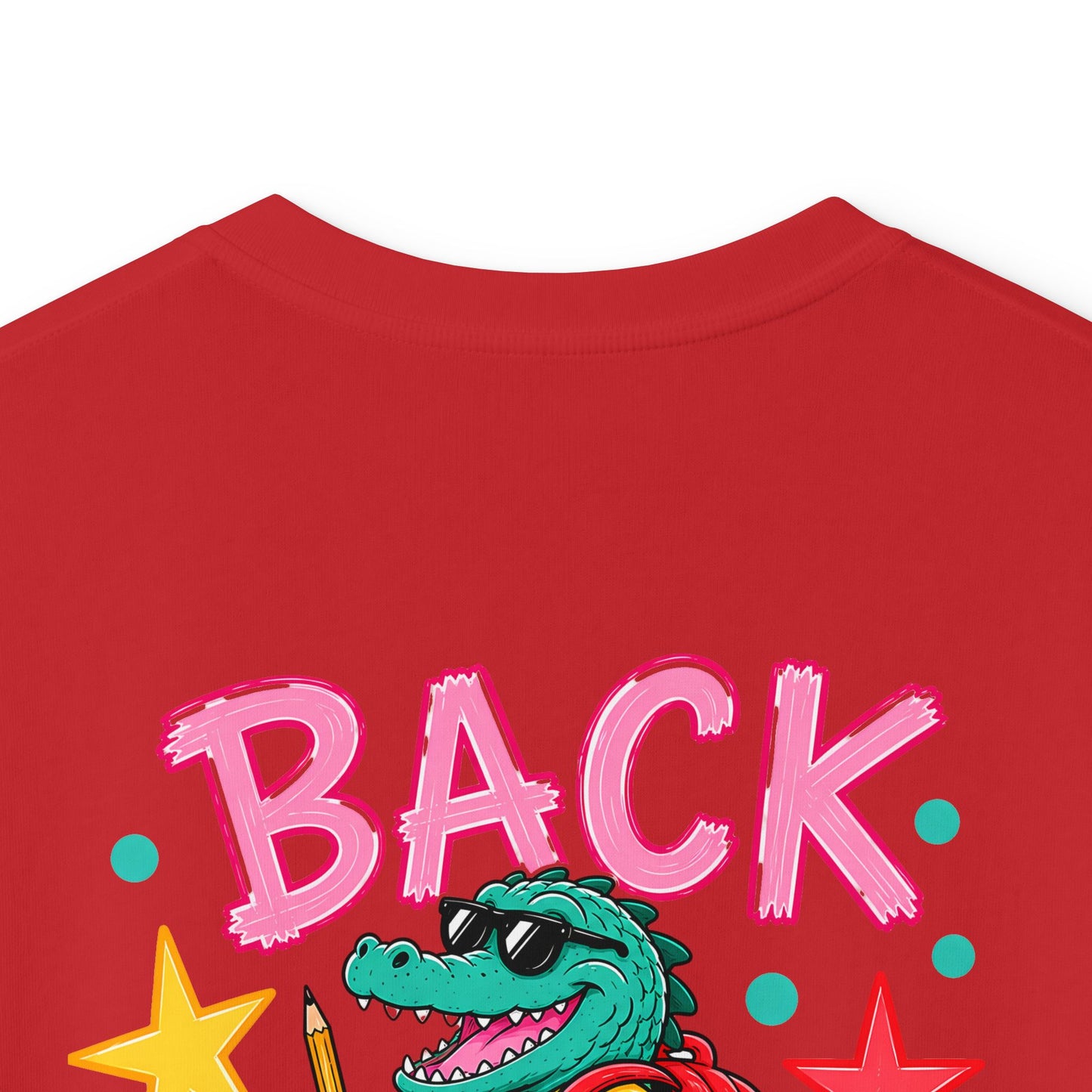 Kids Tee — "Guess Who's Back / Back Again" Crocodile School Return Shirt