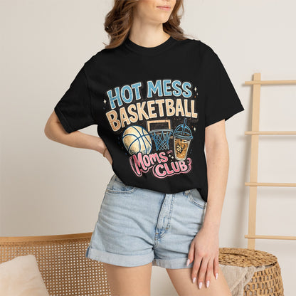 Hot Mess Basketball Moms' Club Graphic T-Shirt