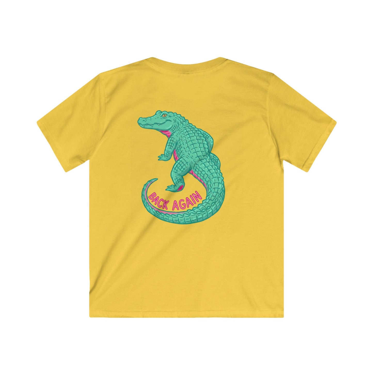 Kids Tee — 'Guess Who's Back' Crocodile Graphic Shirt