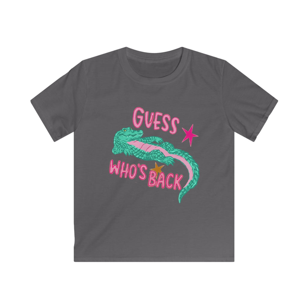 Kids Tee — 'Guess Who's Back' Crocodile Graphic Shirt