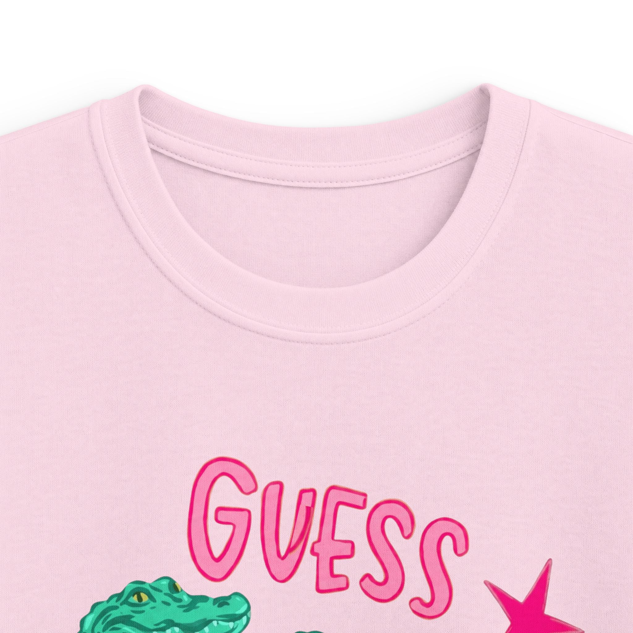 Kids Tee — 'Guess Who's Back' Crocodile Graphic Shirt