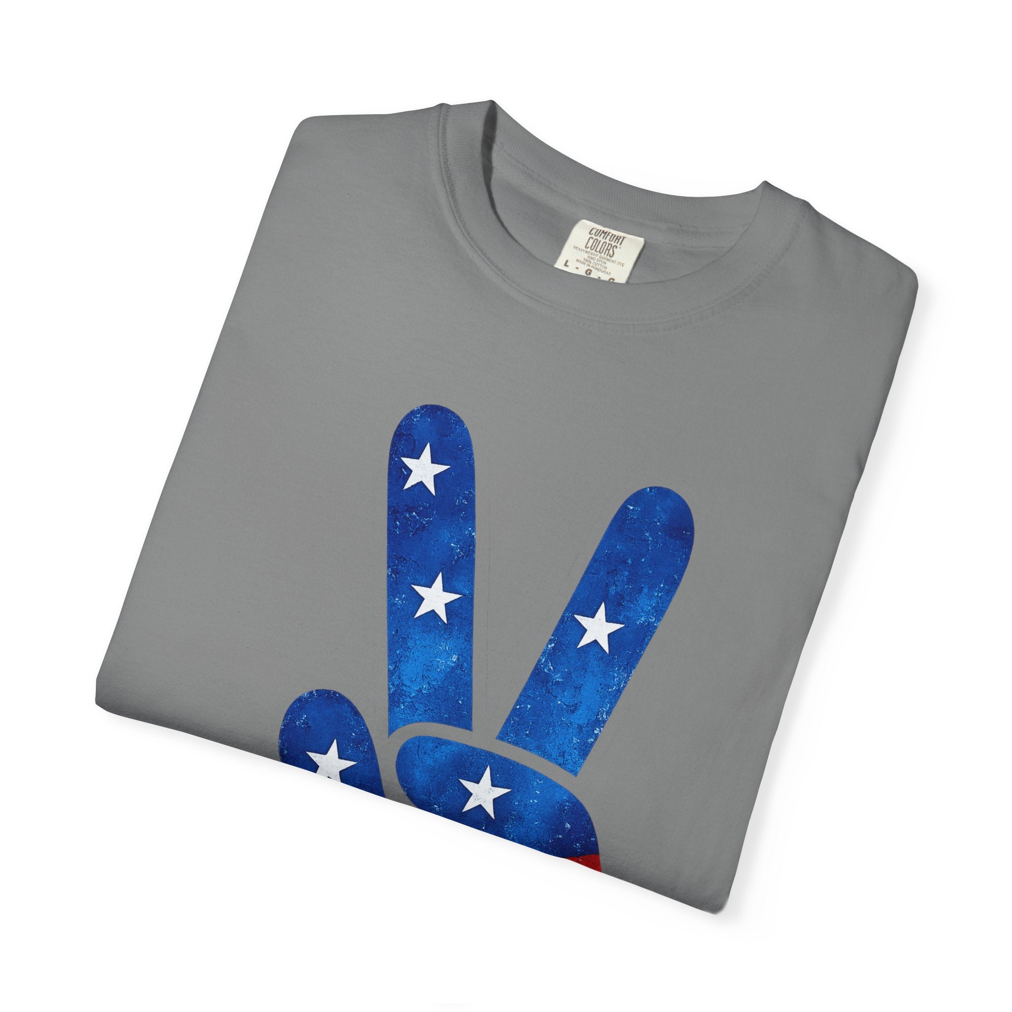 Peace Sign USA Flag T-Shirt – Patriotic Peace Graphic Tee