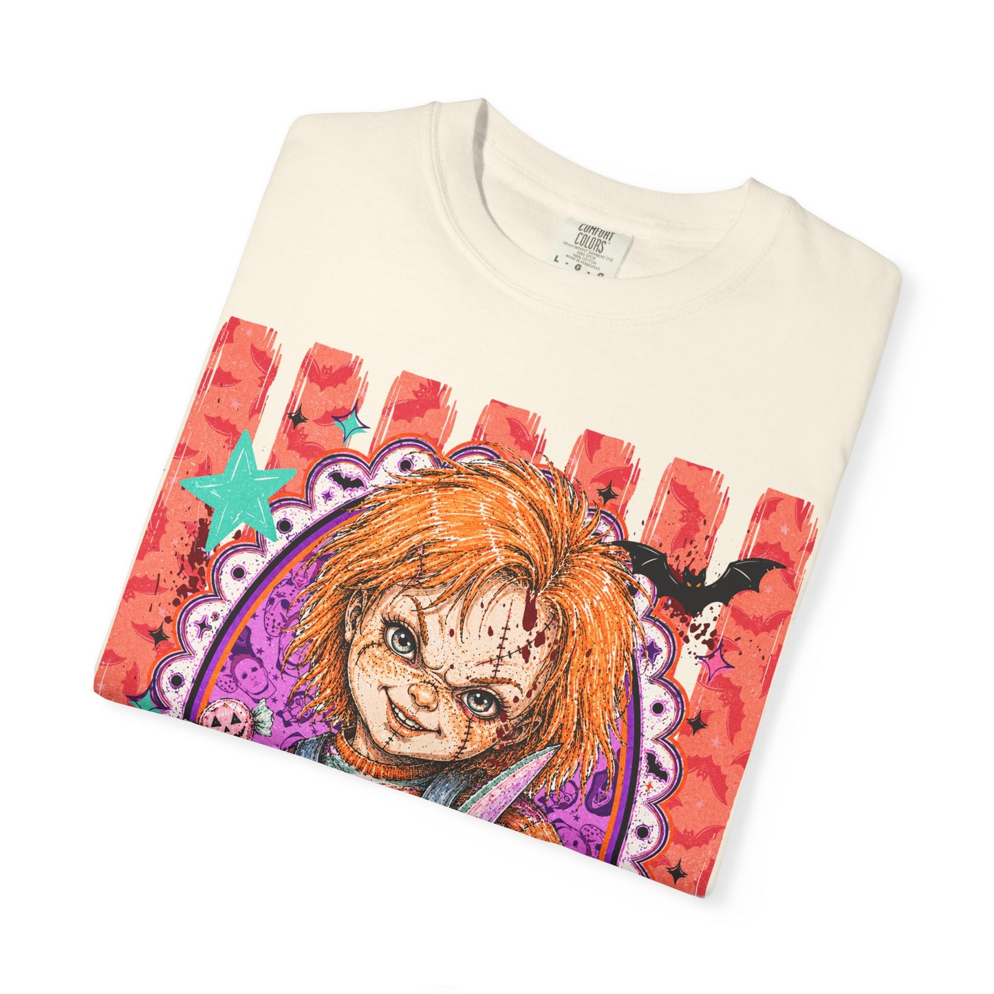 Chucky Doll Graphic T-Shirt — Retro Horror Movie Tee