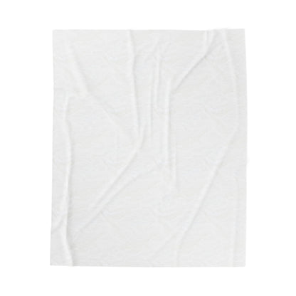 Christmas Gingerbread Candy Cane Velveteen Plush Blanket