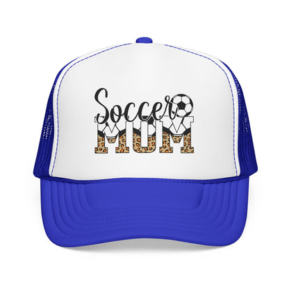 Soccer Mom Trucker Hat - Leopard Print