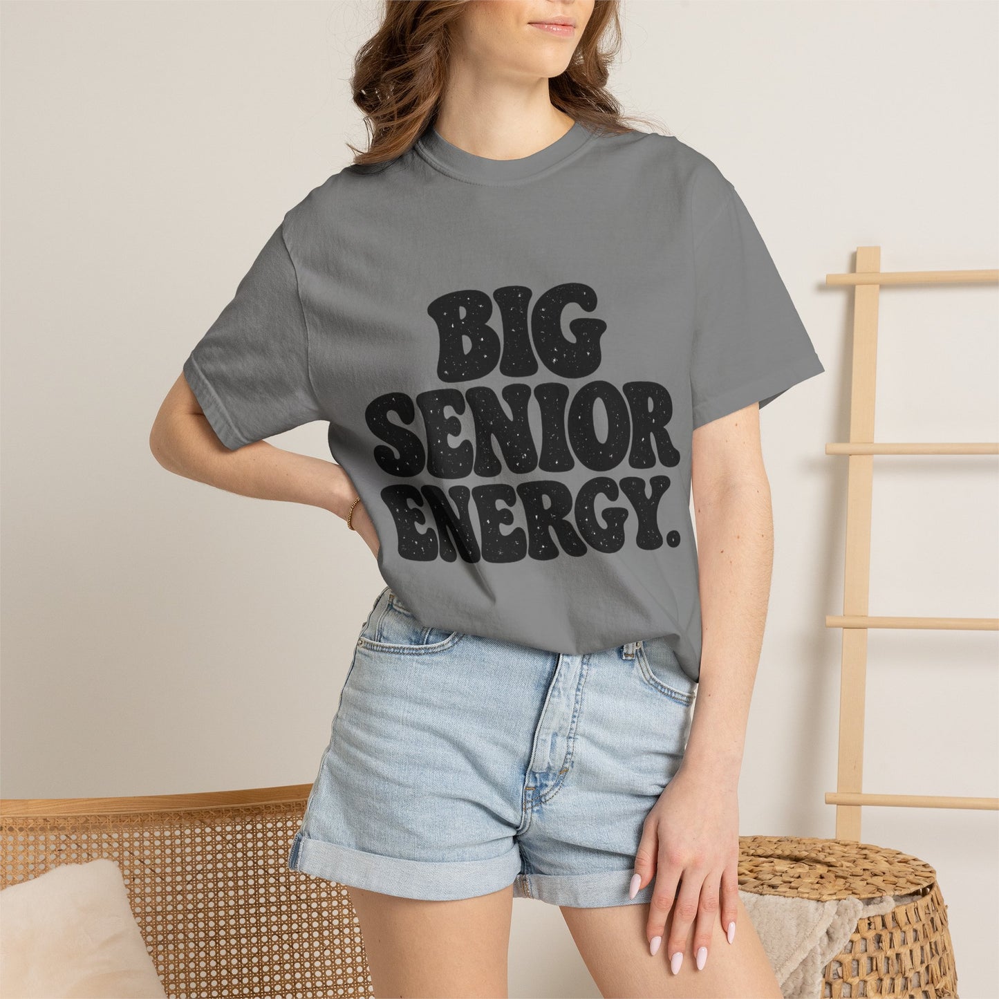 Big Senior Energy T-Shirt — Retro Graduation Tee for Class of 2026