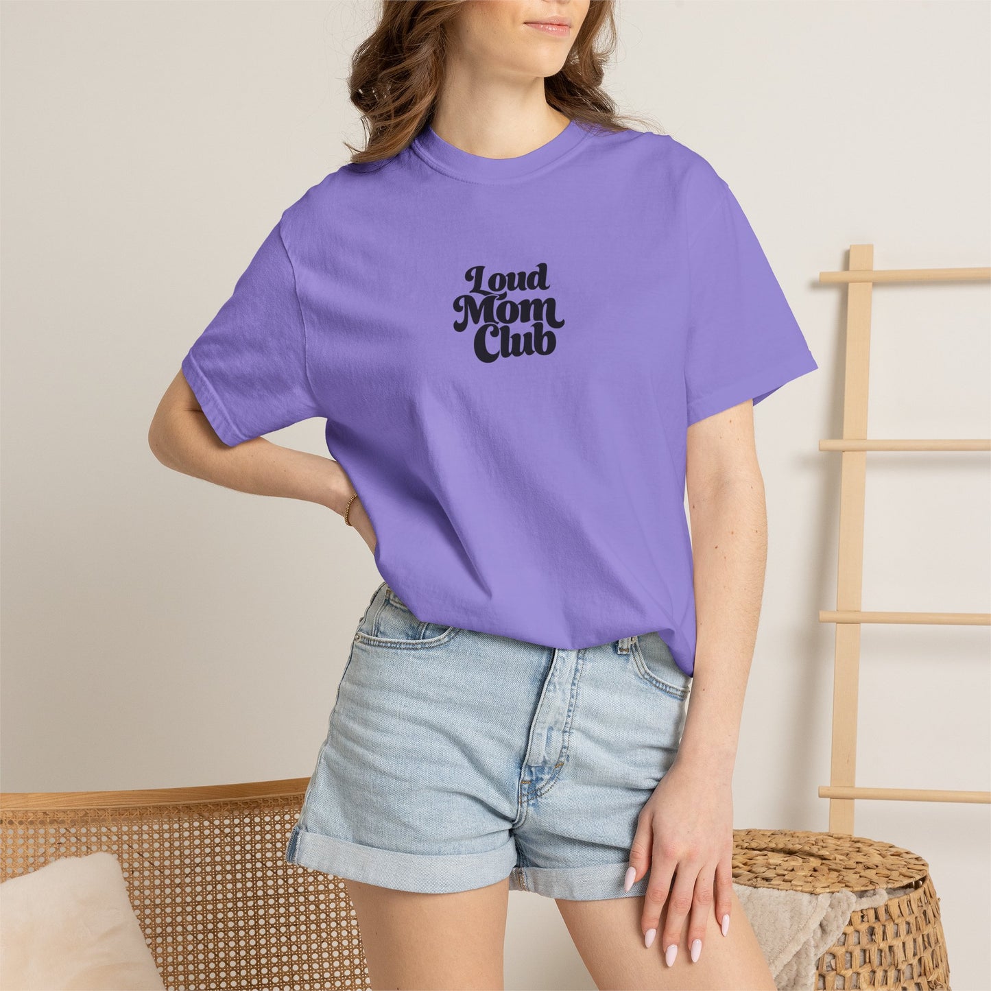 Volleyball Mama T-Shirt — Loud Mom Club Retro Volleyball Mom Tee