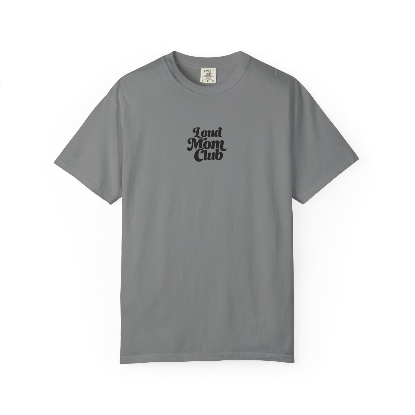 Soccer Mom T‑Shirt — "Loud Mom Club" Back Bow Graphic