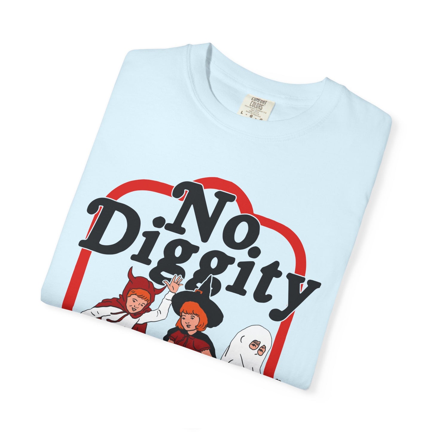 No Diggity Halloween T-Shirt — Retro Kids Trick-or-Treat Graphic Tee