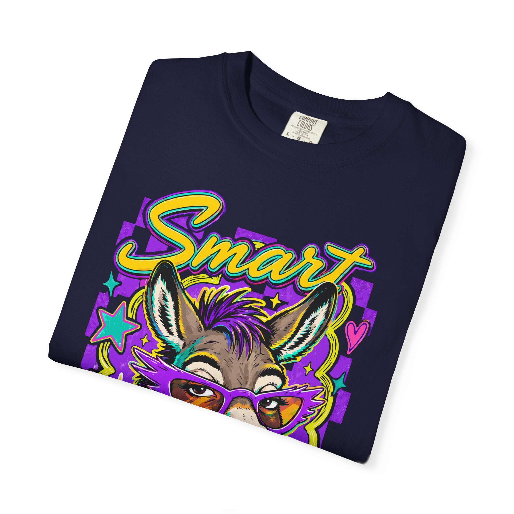 Smart Ass Donkey T-Shirt — Funny Graphic Tee with Sunglass Donkey Design