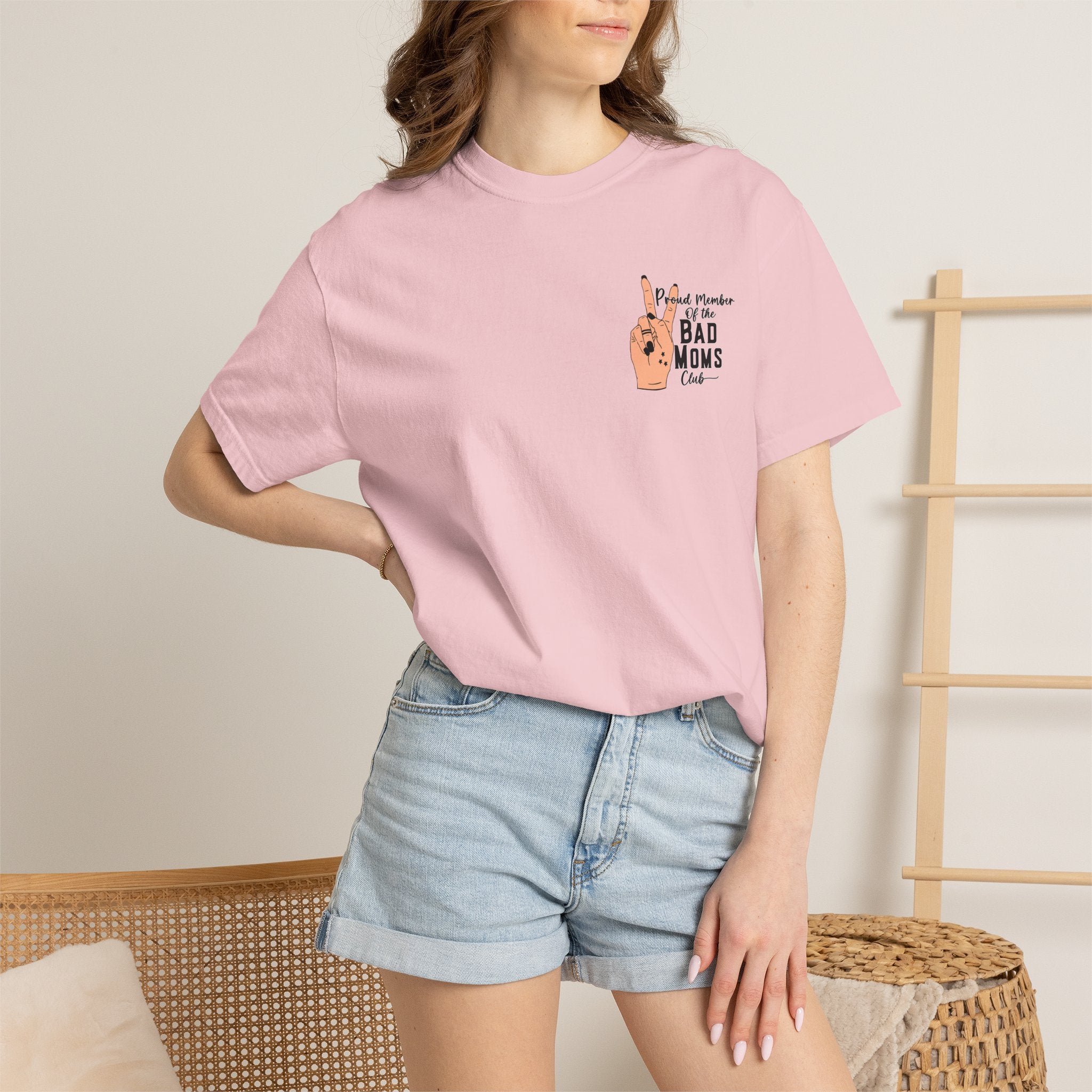 Bad Moms Club T-Shirt — "Proud Member of the Bad Moms Club" Graphic Tee