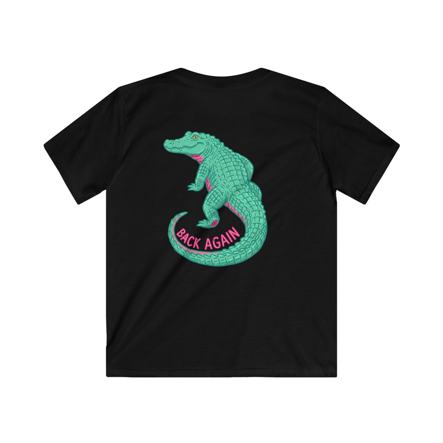 Kids Tee — 'Guess Who's Back' Crocodile Graphic Shirt