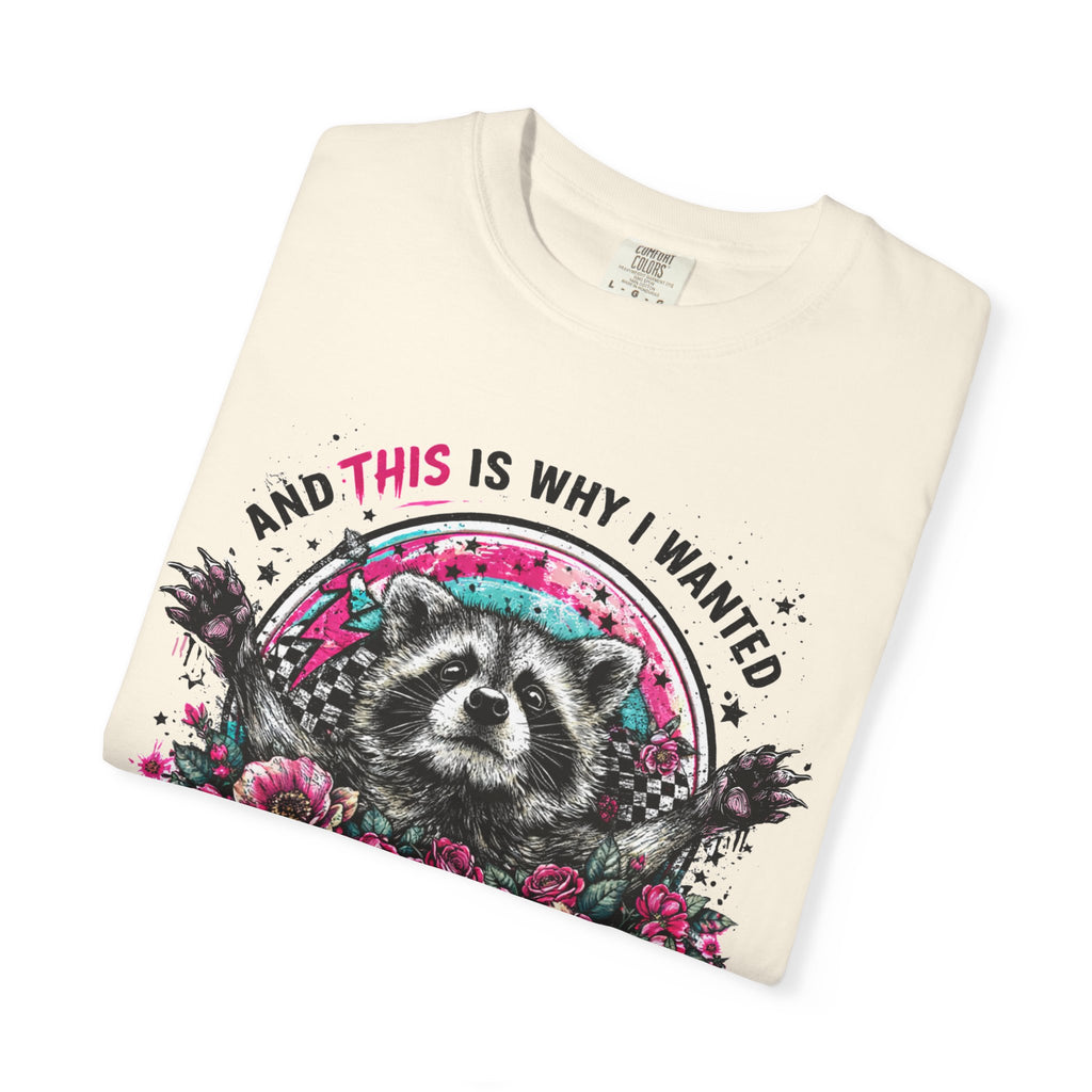 Raccoon "To Stay Home" Graphic T-Shirt