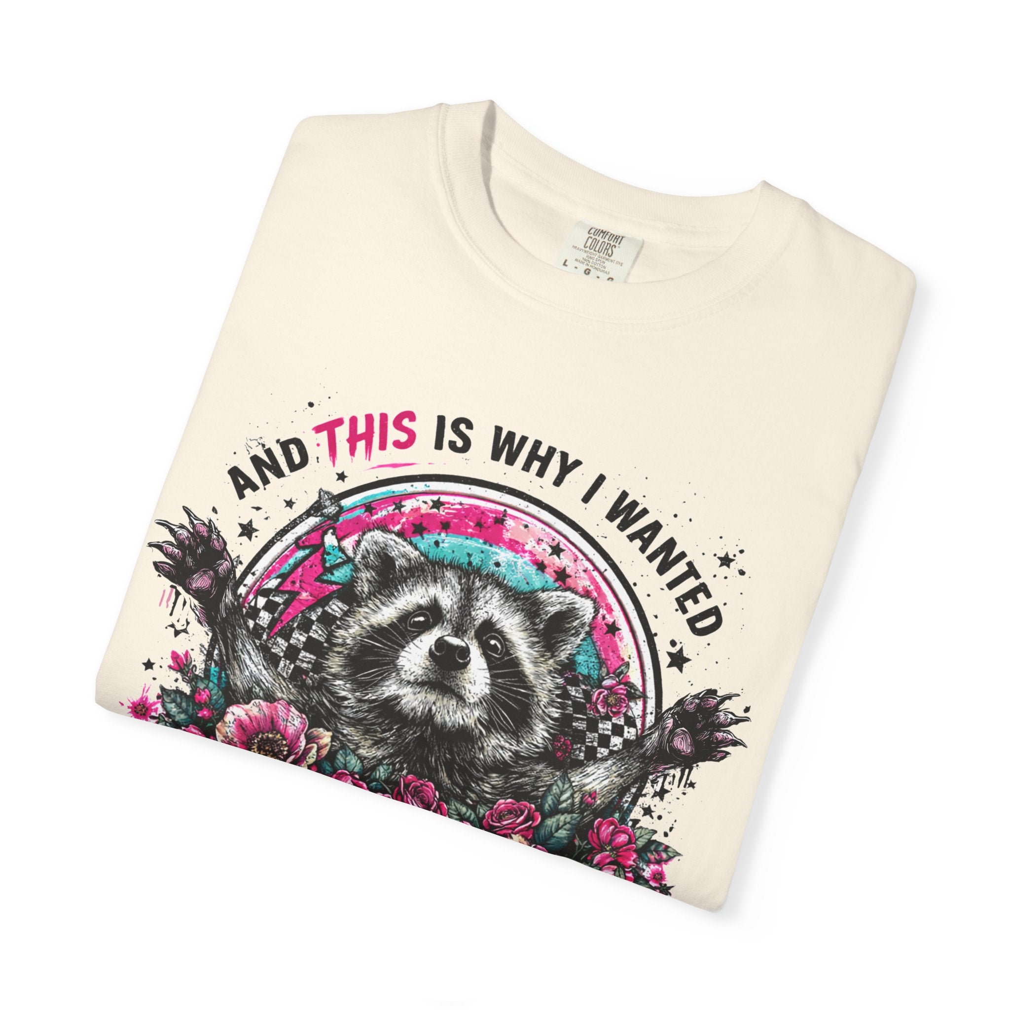 Raccoon "To Stay Home" Graphic T-Shirt