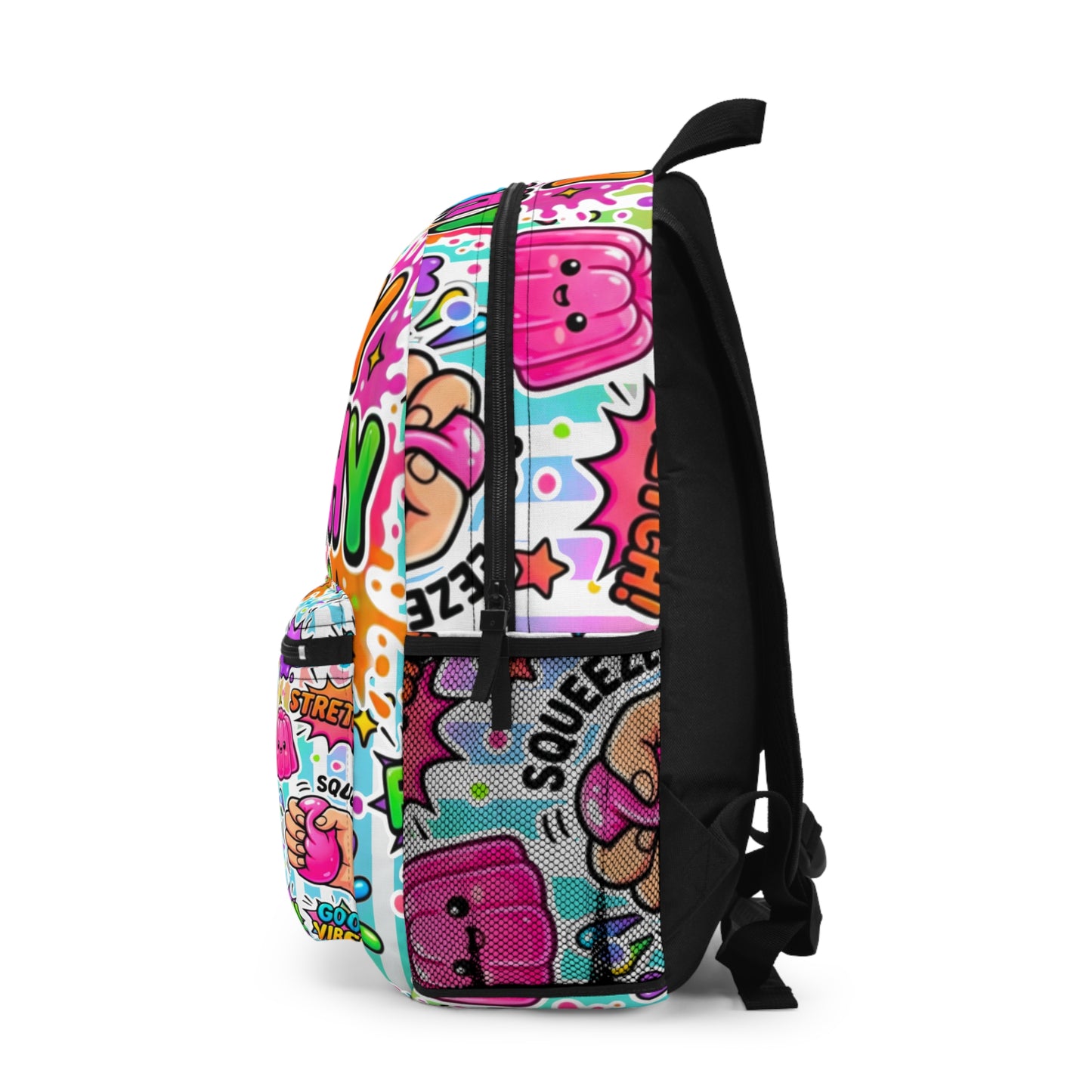 In My Squishy Era Backpack — Colorful Cute Kawaii School Bag