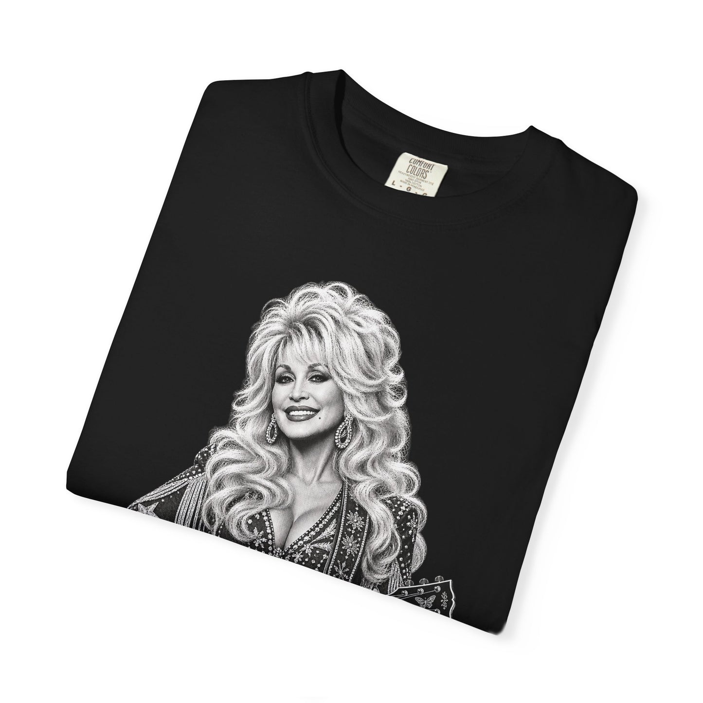 Country Singer Portrait T-Shirt - Acoustic Guitar Graphic Tee