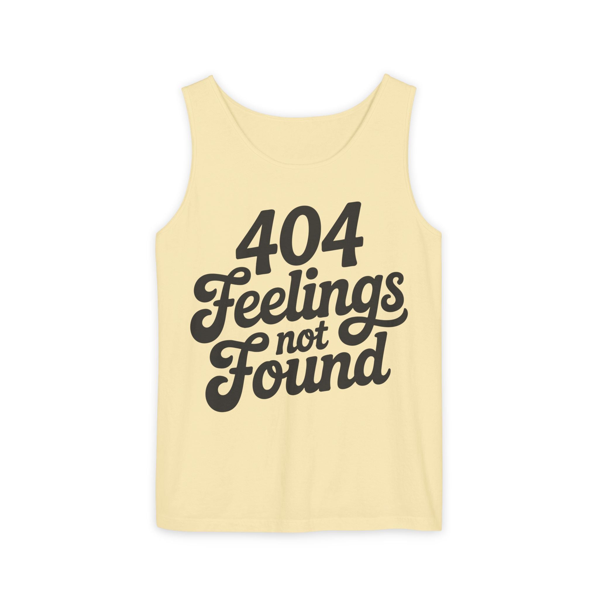 404 Feelings Not Found Tank Top