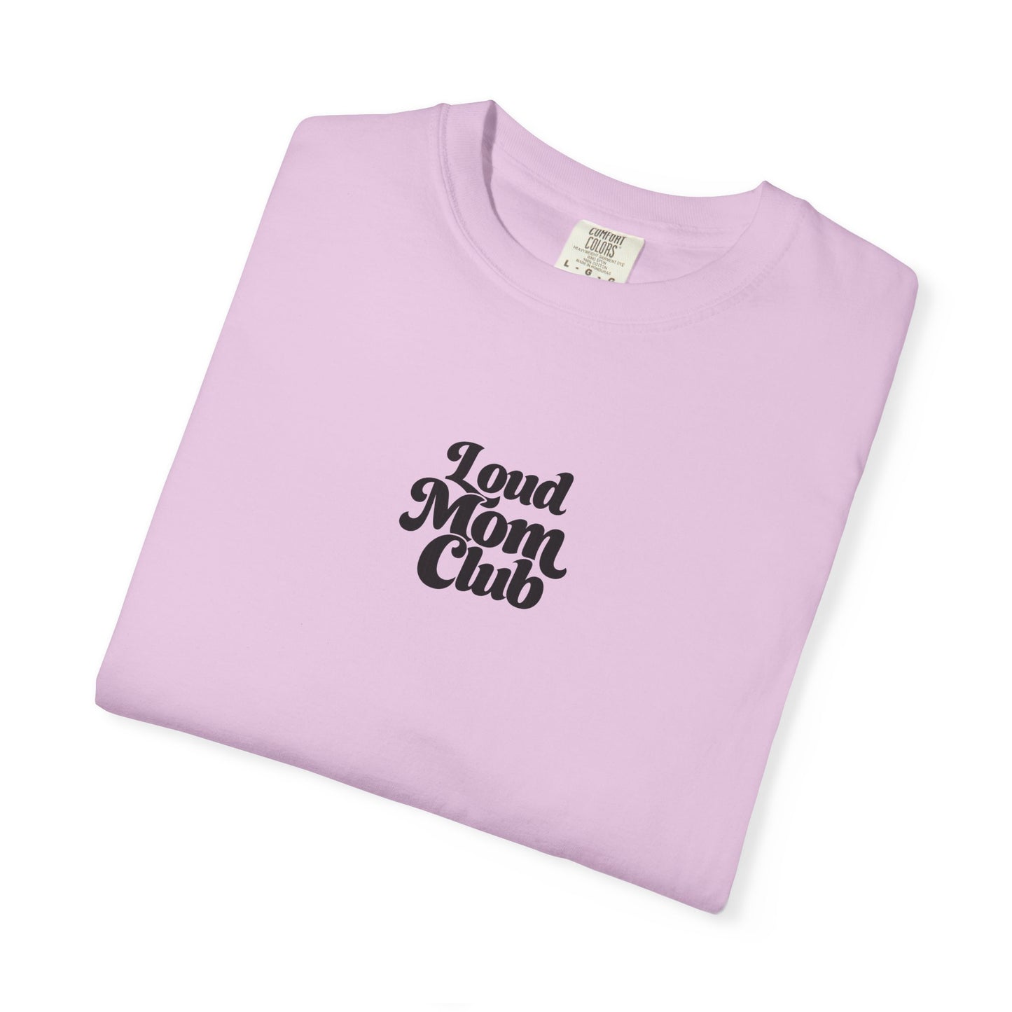 Soccer Mom T‑Shirt — "Loud Mom Club" Back Bow Graphic
