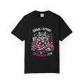 Social Battery Critically Low T-Shirt — Introvert Cat Graphic Tee