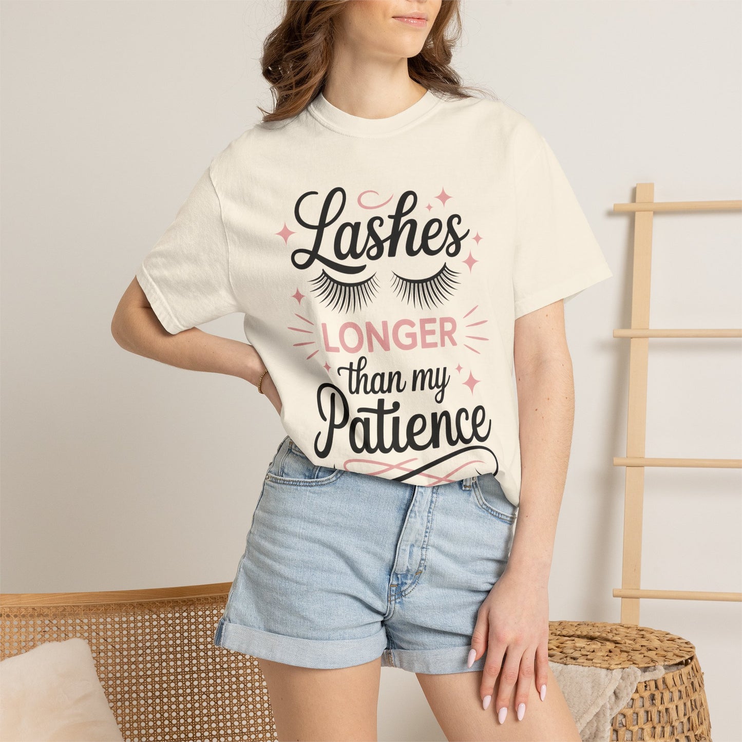 Lashes Longer Than My Patience T-shirt