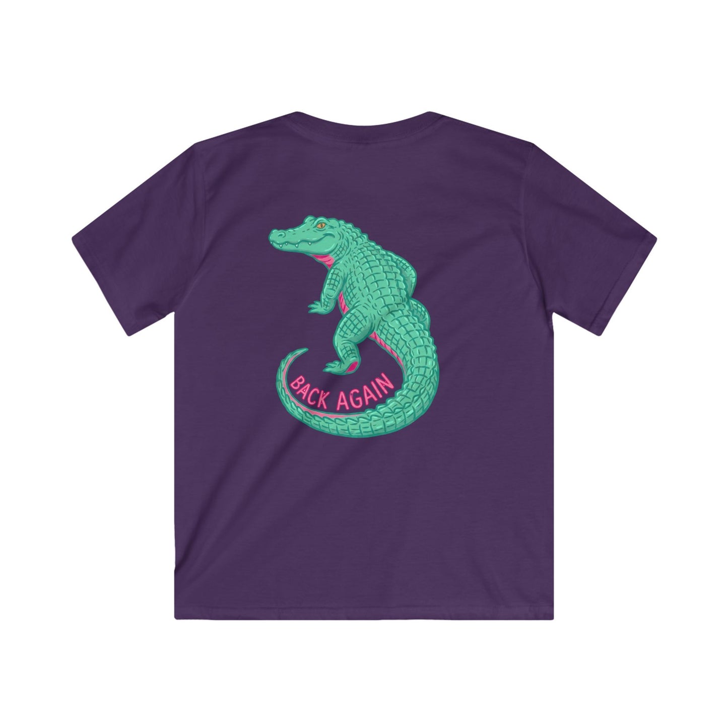 Kids Tee — 'Guess Who's Back' Crocodile Graphic Shirt